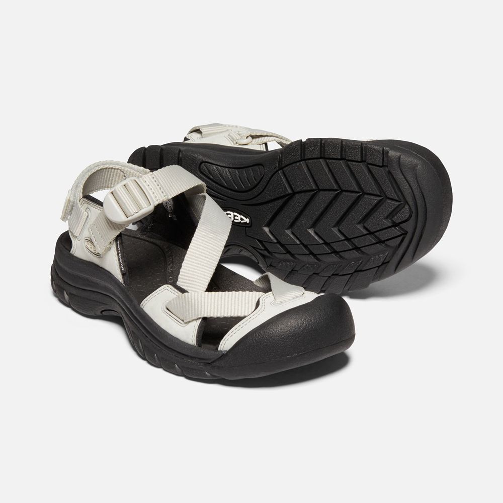 Sandalias Keen Mexico Plateados/Negros - Mujer Zerraport Ii - IF0873926